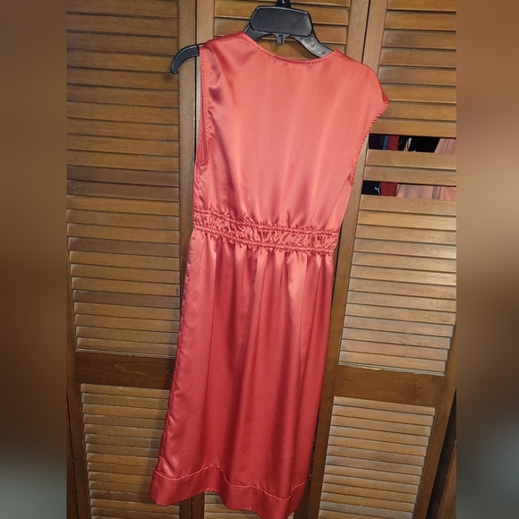 Max & Cleo Coral Midi Shift Dress - Picture 5 of 8